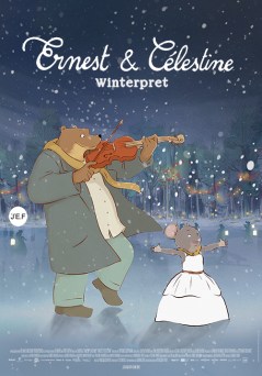 ernest &amp; célestine winterpret poster miniatuur