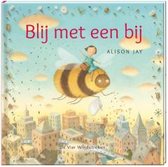 blij met een bij